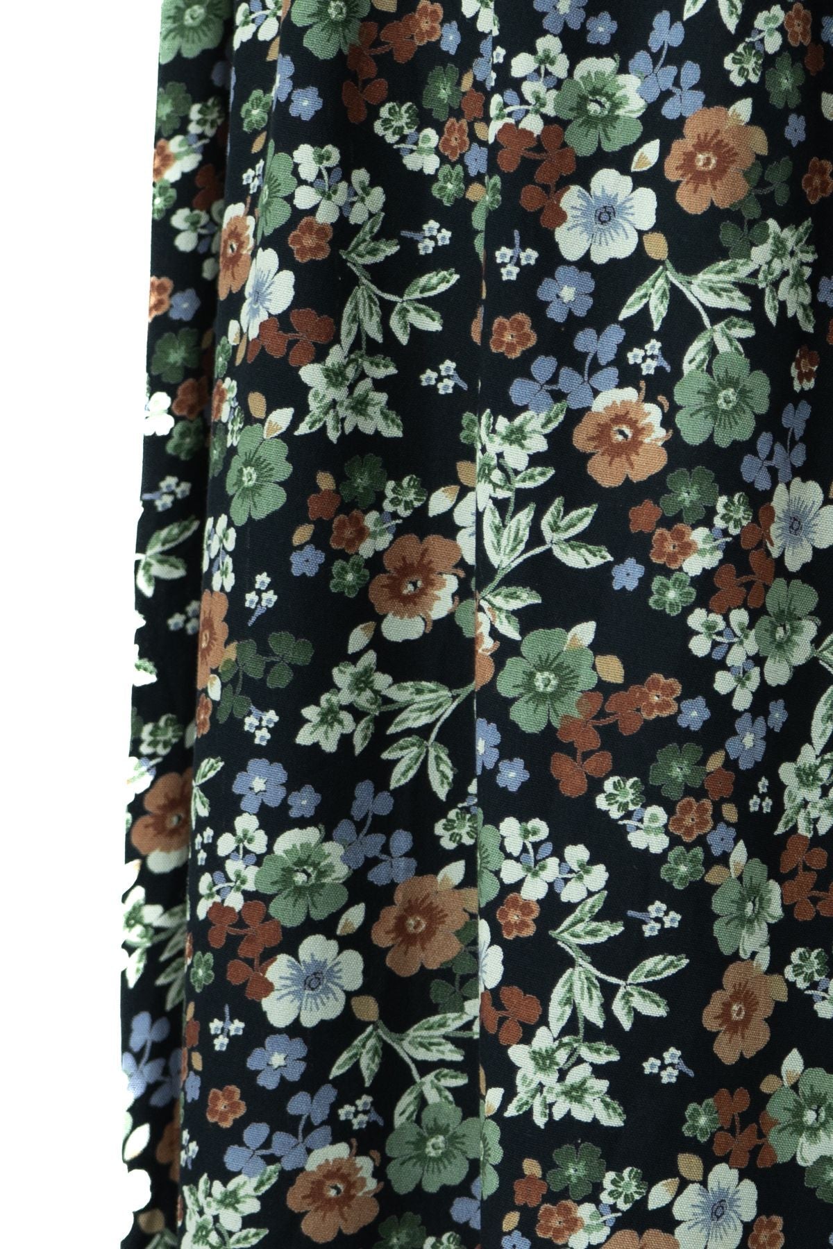 Kadın Anne Etek Dokuma Viskon Kumaş Papatyam Çiçeği Desenli Rahat Kesim Tam Kalıp